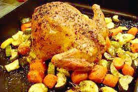 Bridgton Farmers' Market Recipe: Walk Away Roast Chicken with Potatoes and Onions (or other Vegetables)